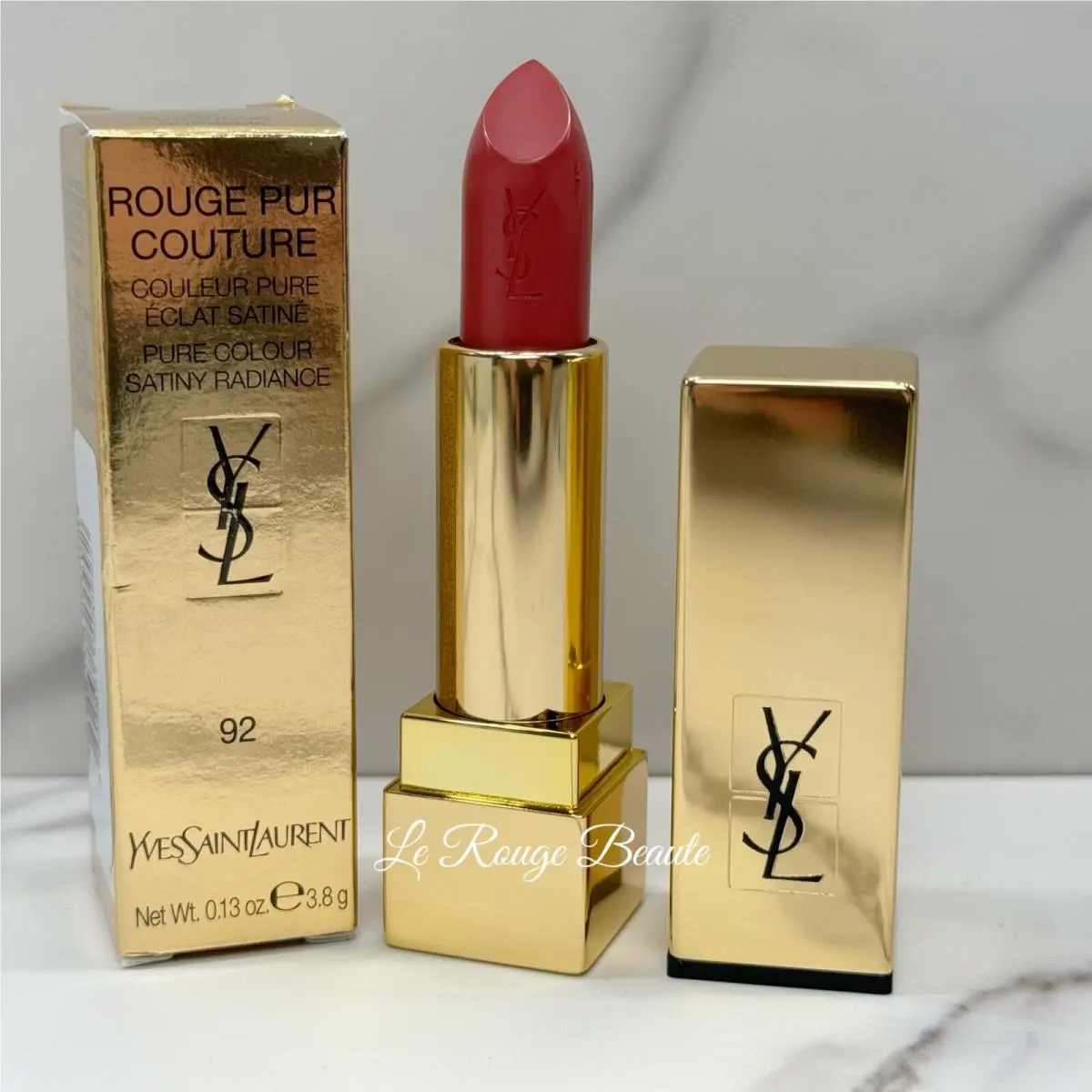 Ysl Yves Saint Laurent Rouge Pur Couture Lip Color Lipstick 92 Rosewood Supreme
