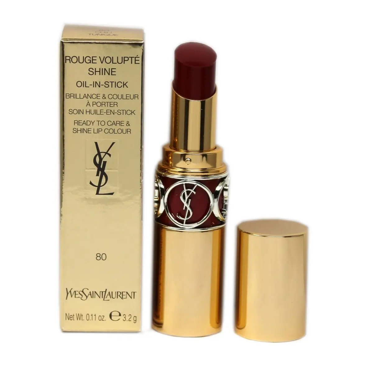 Yves Saint Laurent Ysl Rouge Volupte Shine Oil-in-stick Ready TO Care Shine Lip Colour 3.2G 80