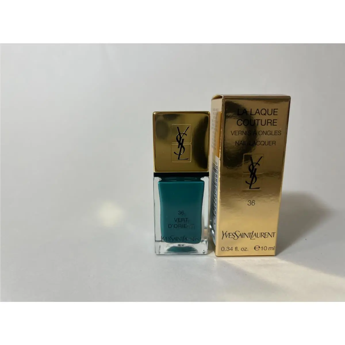 36 Vert D`orient La Laque Couture Nail Polish Blue Green by Yves Saint Laurent