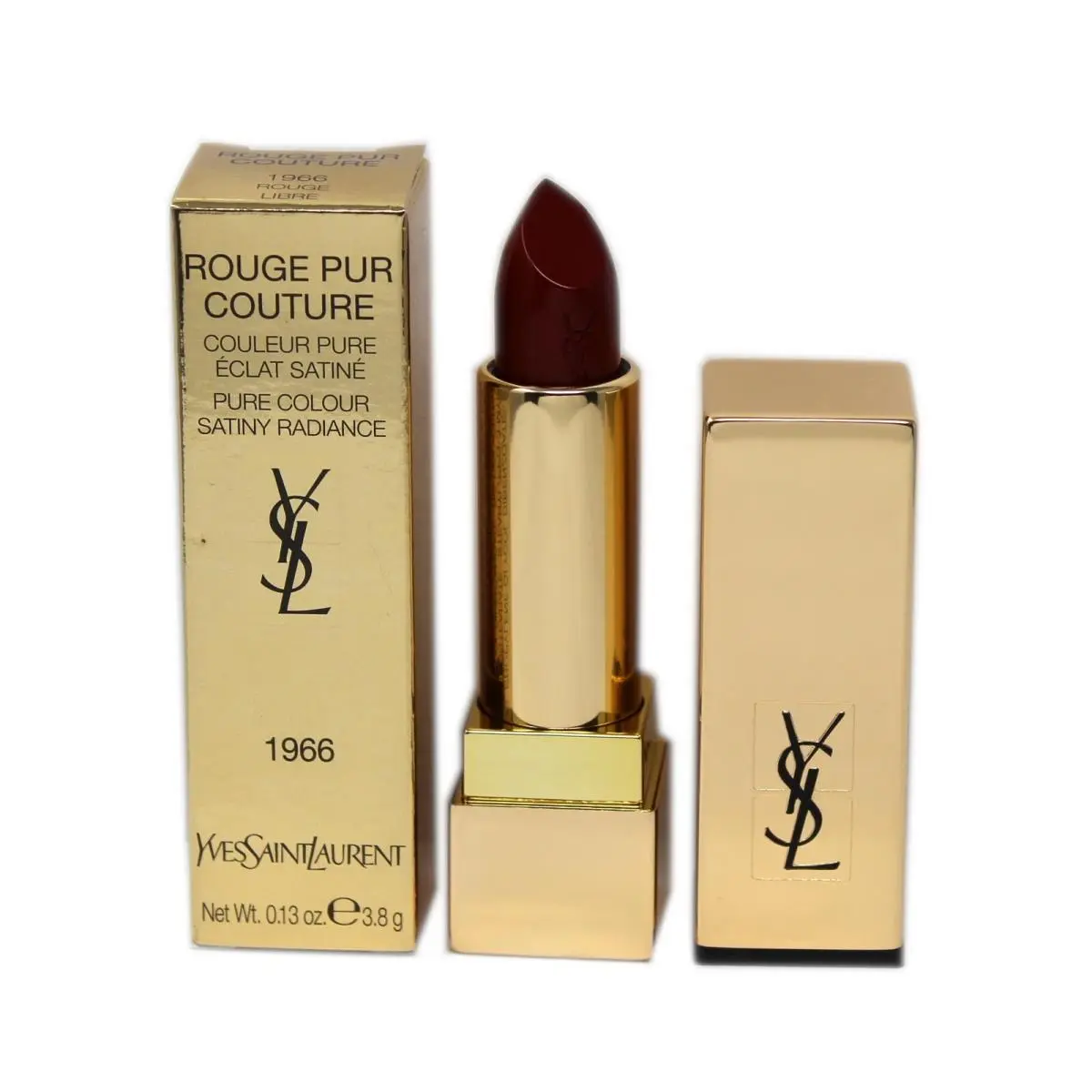 Yves Saint Laurent Rouge Pur Couture Lipstick 3.8G/0.13 Oz. 1966 Rouge Libre
