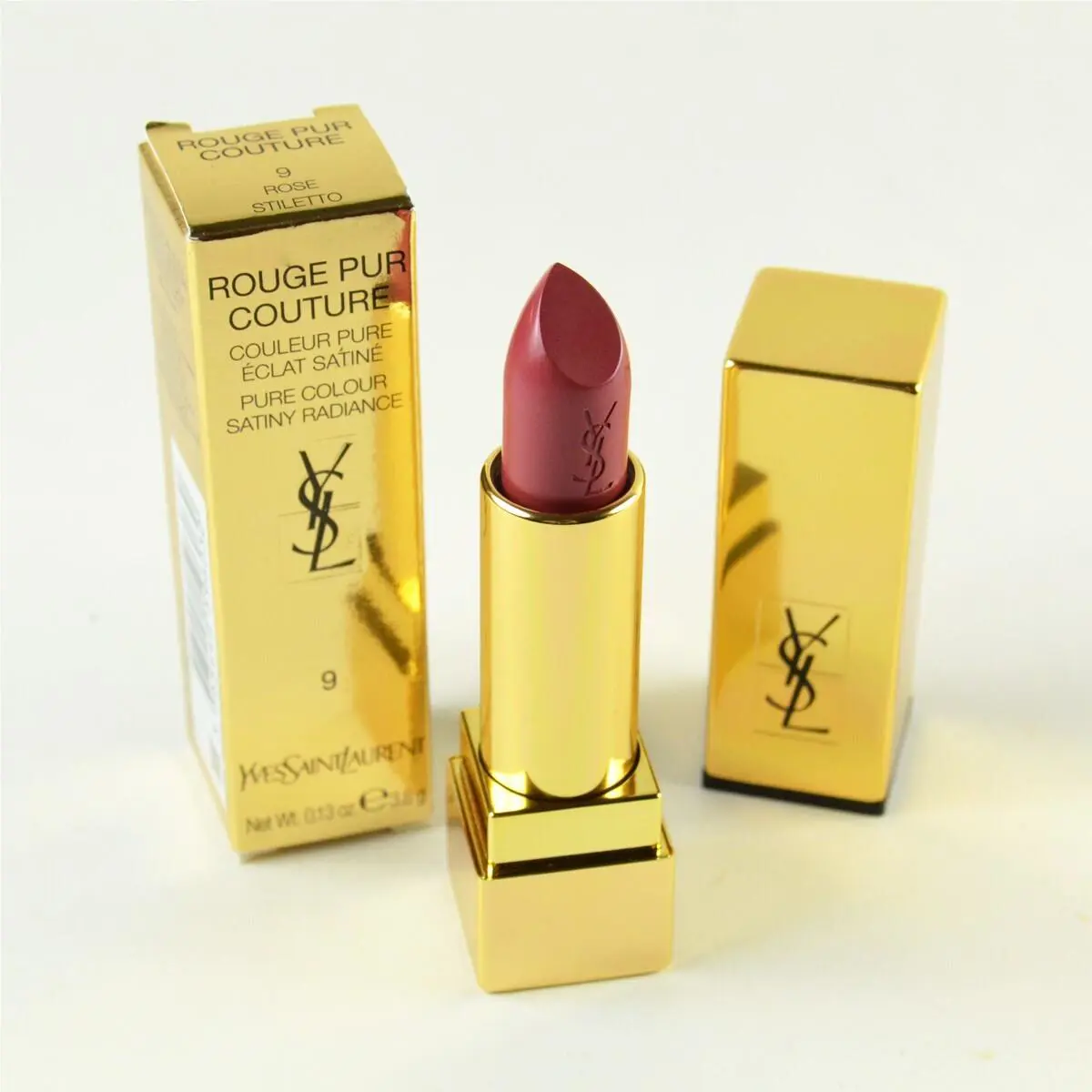 Rouge Pur Couture Lipstick 9 Rose Stiletto - 0.13 Oz. / 3.8 g by Yves Saint Laurent