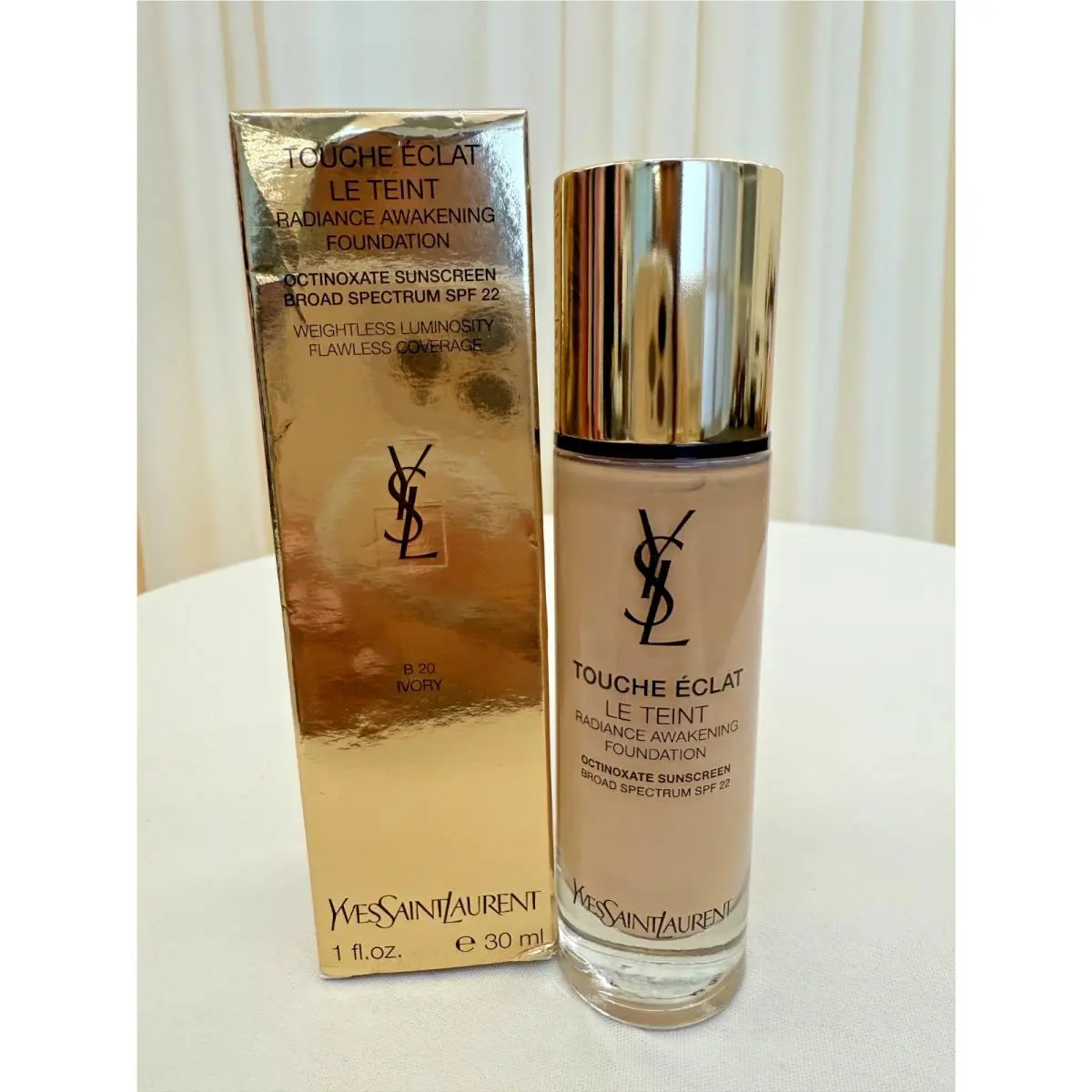 Radiance Awakening Foundation B 20 Ivory 30ml by Yves Saint Laurent