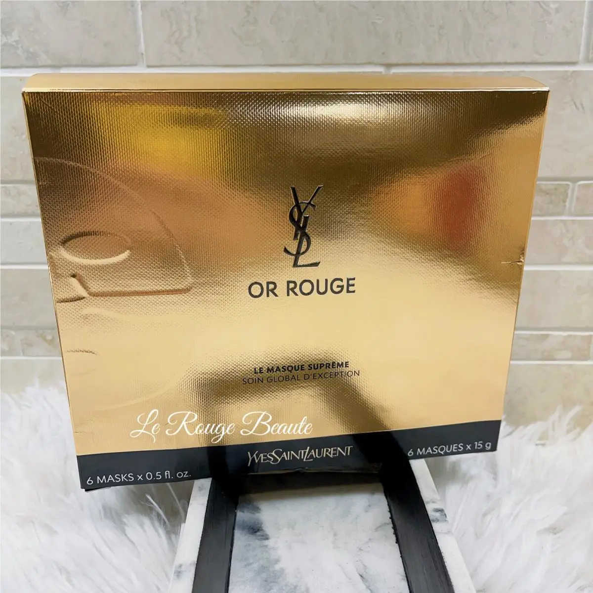 Yves Saint Laurent Ysl or Rouge Le Masque Supreme 6 Sheet Masks