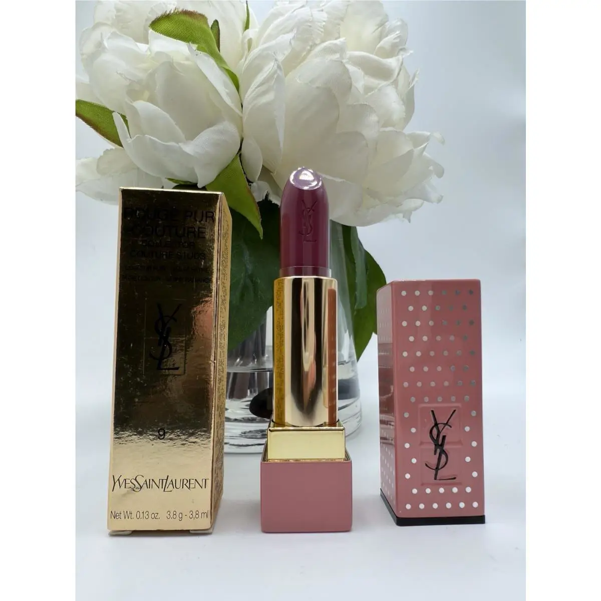 Yves Saint Laurent Rouge Pur Couture Lipstick 9 Rose Stiletto - 0.13 Oz / 3.8 g