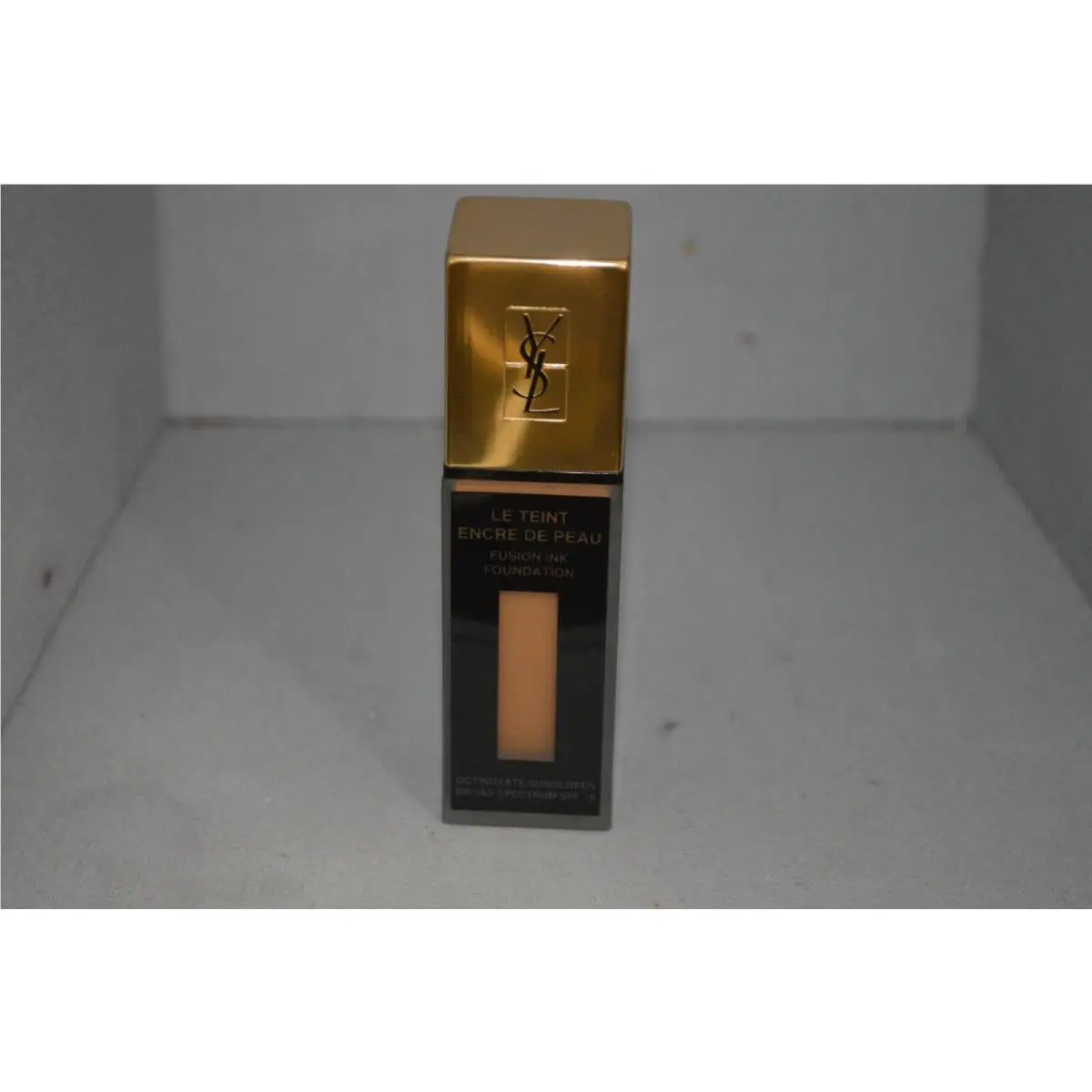 Yves Saint Laurent Fusion Ink Foundation BD65 Warm Toffee 0.84oz Nwob