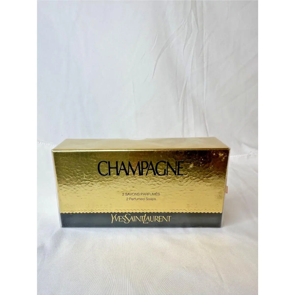 Yves Saint Laurent Champagne Perfumed Soap Set 3.5 oz x2