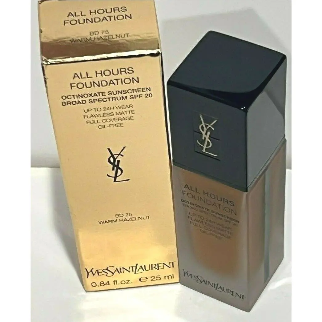 Yves Saint Laurent All Hours Foundation Spf 20 - 25ml/0.84--BD 75 Warm Hazelnut