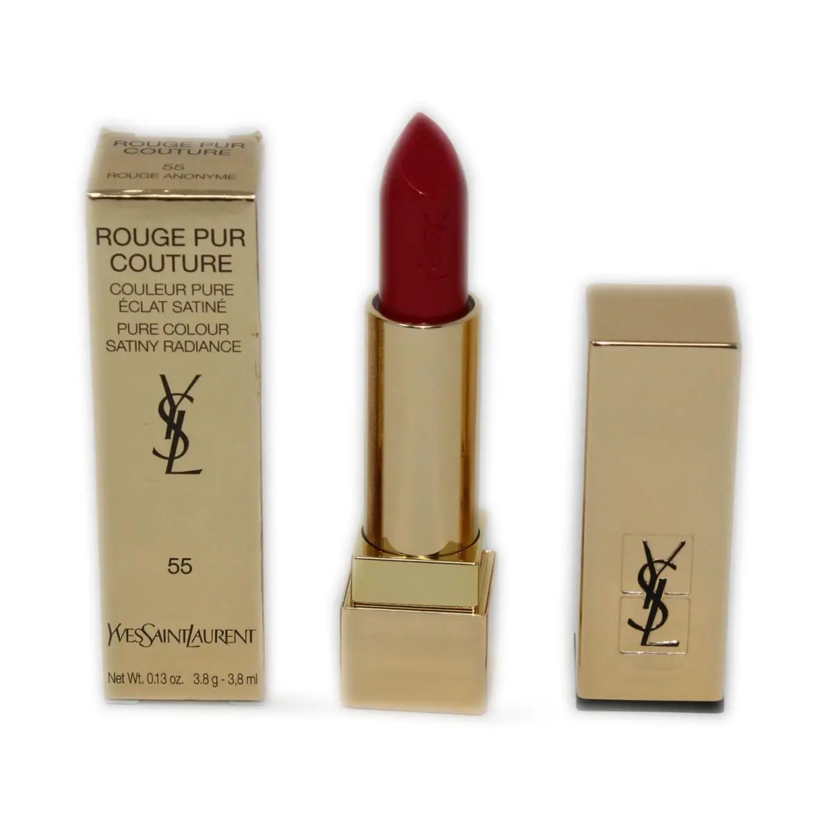 Yves Saint Laurent Ysl Rouge Pur Couture Pure Colour Satiny Radiance Lipstick 3.8 ML 55 NIB-35818