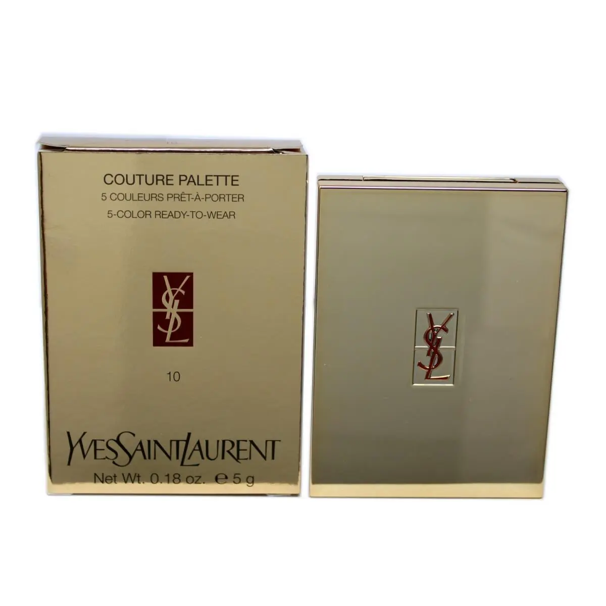 Yves Saint Laurent Ysl Couture Palette 5-COLOR Ready TO Wear 0.18 OZ/5 G 10-LUMIERES Majorelle