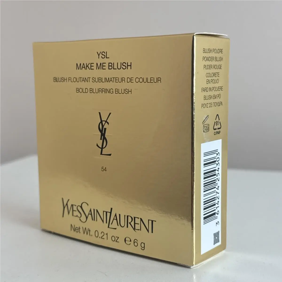 Yves Saint Laurent Make Be Blush 24hr Powder Blush 54 Berry Bang .21oz/6g
