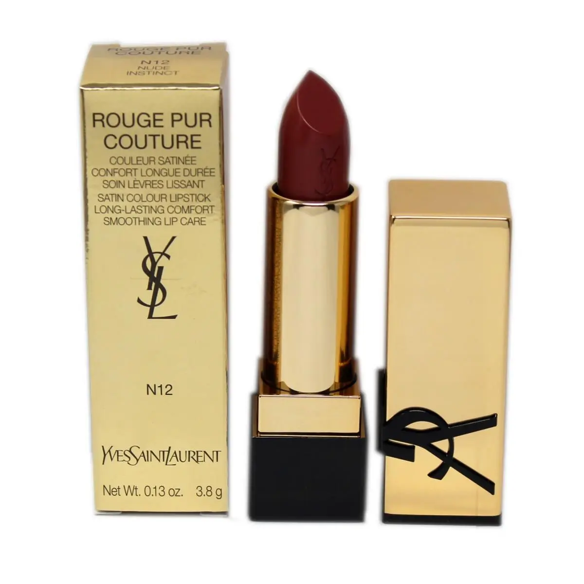 Yves Saint Laurent Rouge Pur Couture Satin Colour Lipstick 3.8G N12