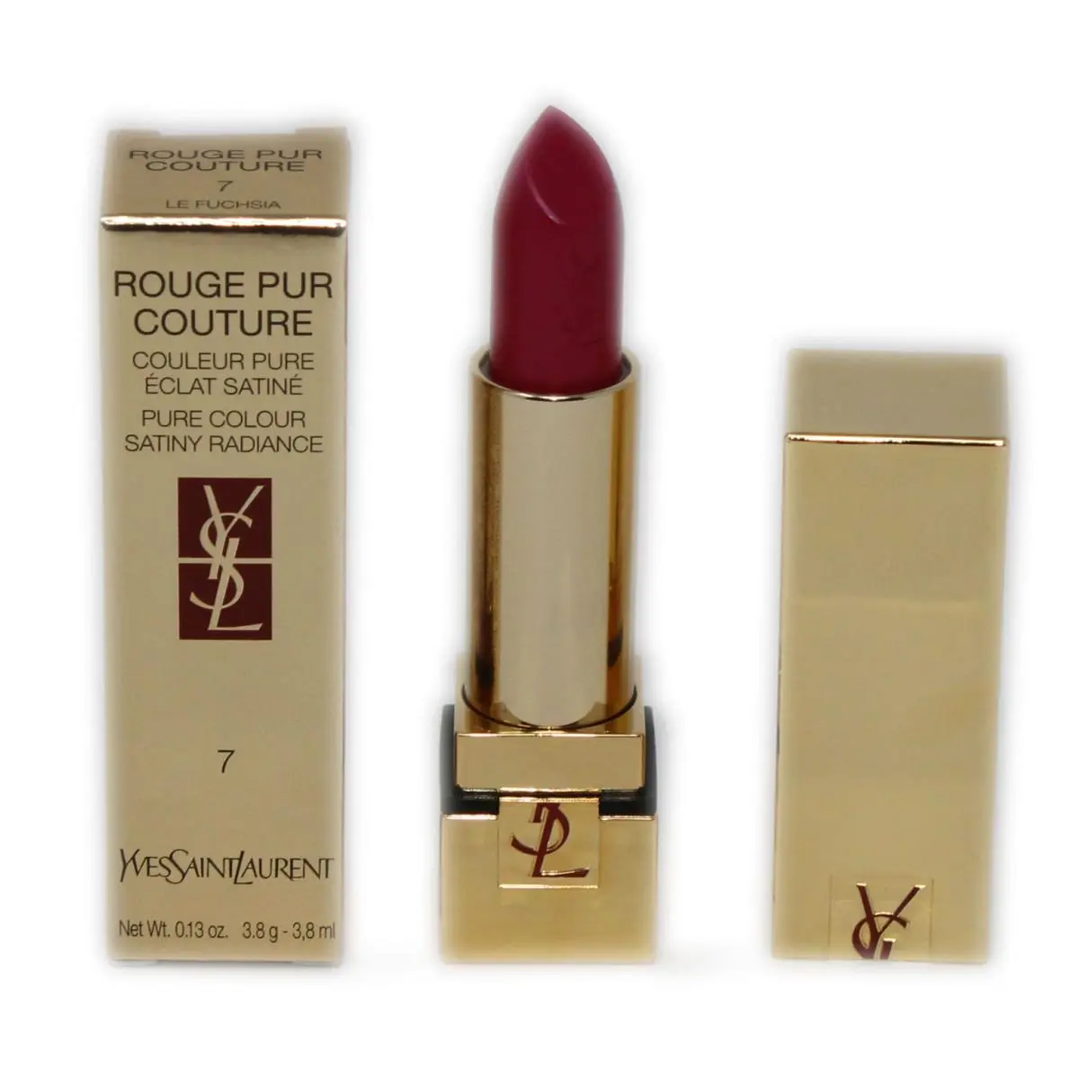 Yves Saint Laurent Ysl Rouge Pur Couture Pure Colour Satiny Radiance Lipstick 3.8 ML 7 NIB-59591