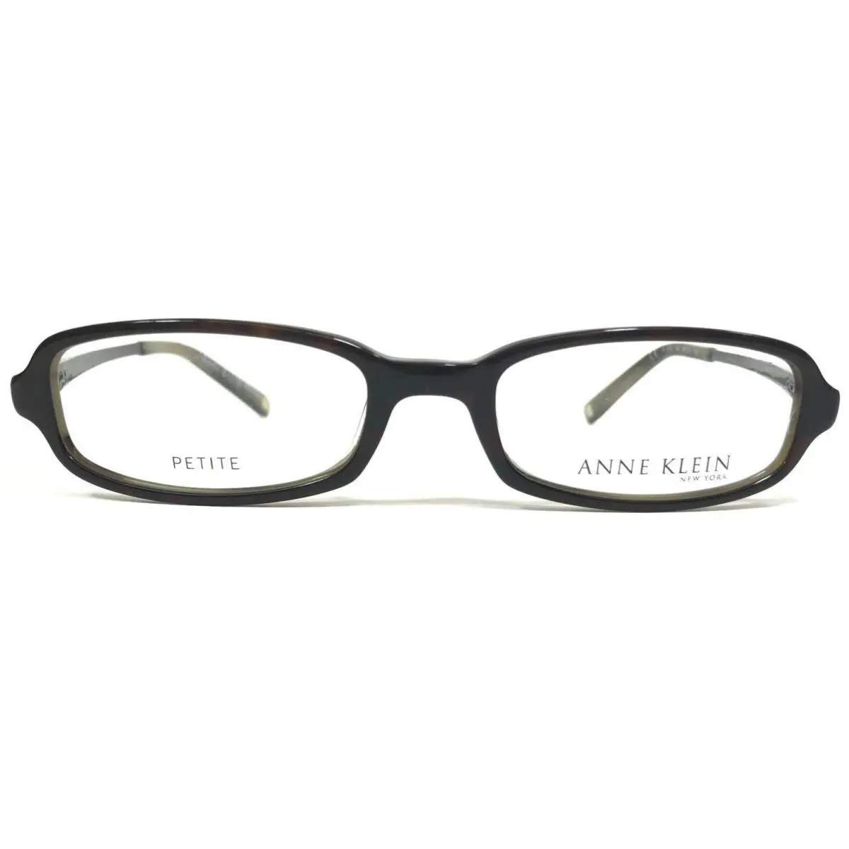 Anne Klein Petite Eyeglasses Frames AK 8063 166 Dark Brown Green 46-17-135