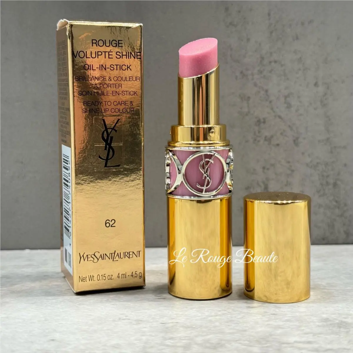 Yves Saint Laurent Rouge Volupte Shine Oil-in-stick Lipstick - 62 Turbulent Pink