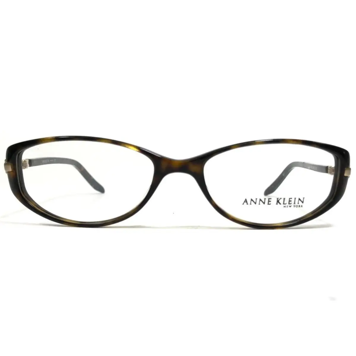Anne Klein Eyeglasses Frames 8033 118 Brown Tortoise Gold Rectangular 50-16-140