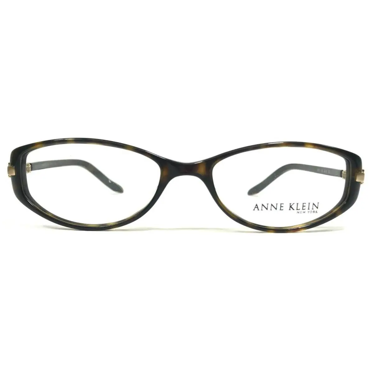 Anne Klein Eyeglasses Frames 8033 118 Tortoise Oval Gold Full Rim 48-16-135