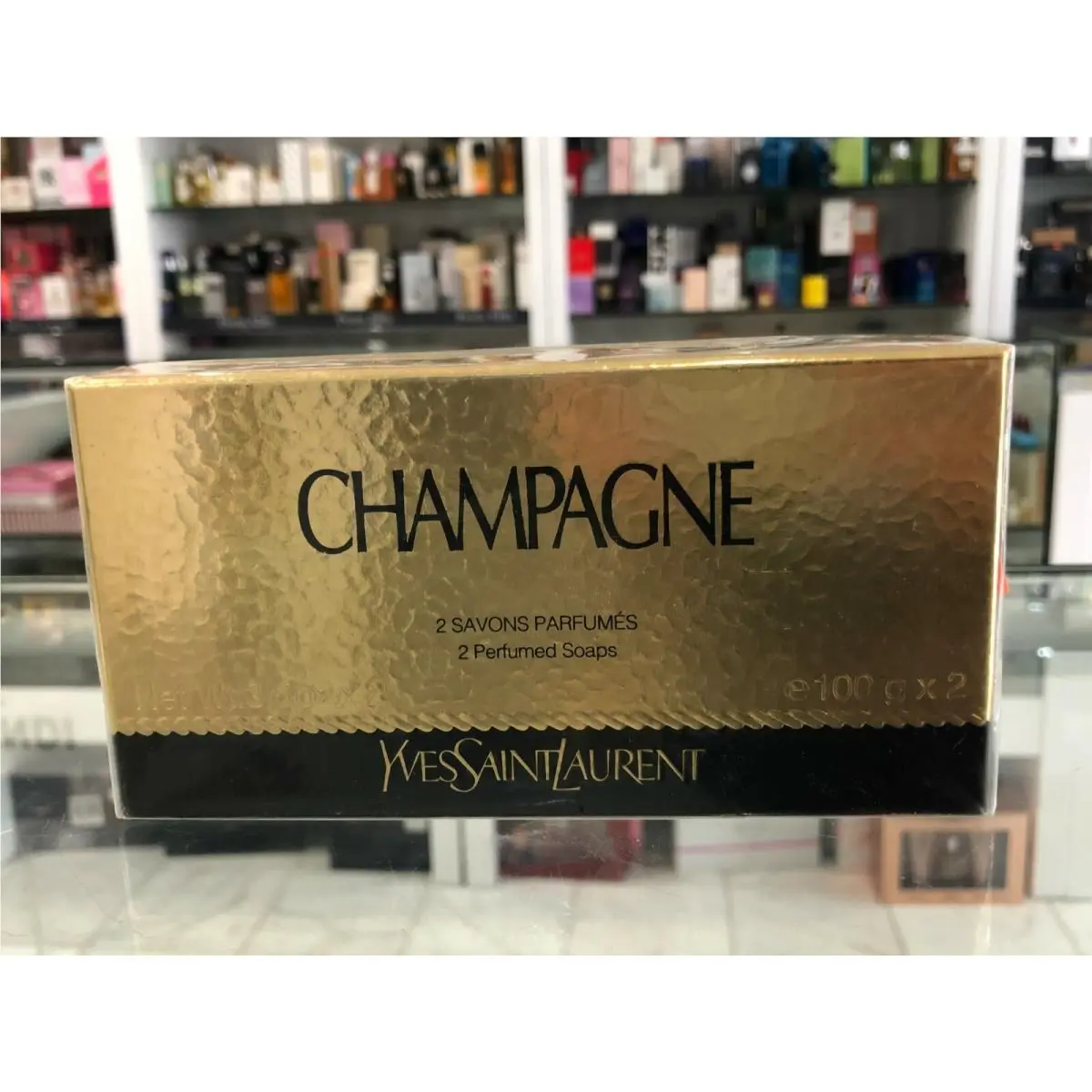 Champagne 2 Perfumed Soaps BY  3.5oz x 2 Company by Yves Saint Laurent