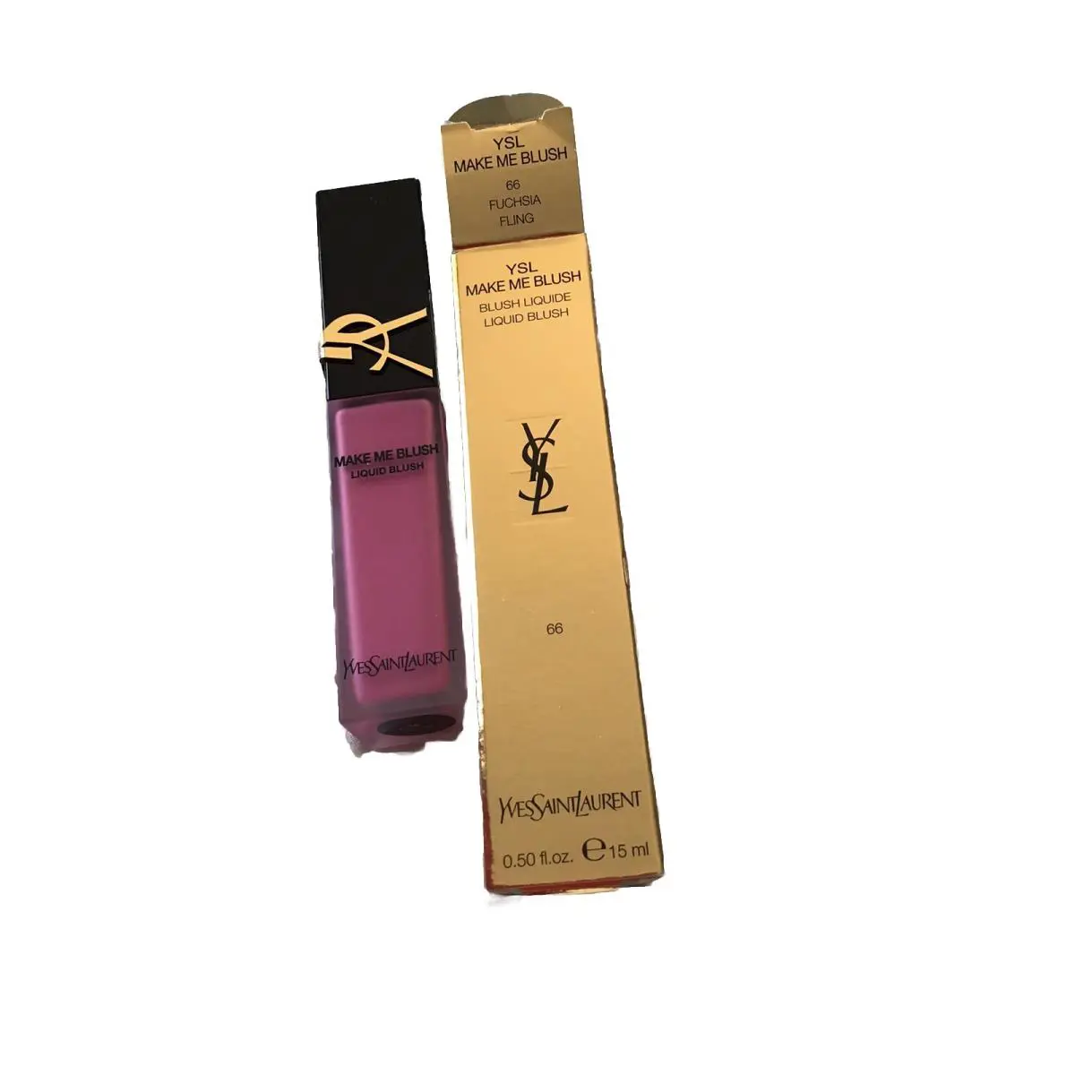 Yves Saint Laurent Ysl Make Me Blush Liquid Blush 66 Fuchsia Fling 0.50 fl oz