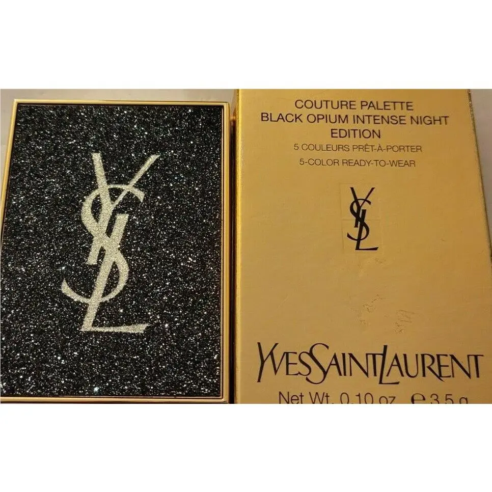 Yves Saint Laurent Ysl Couture Palette Black Opium Intense Night Editon 5 Colors