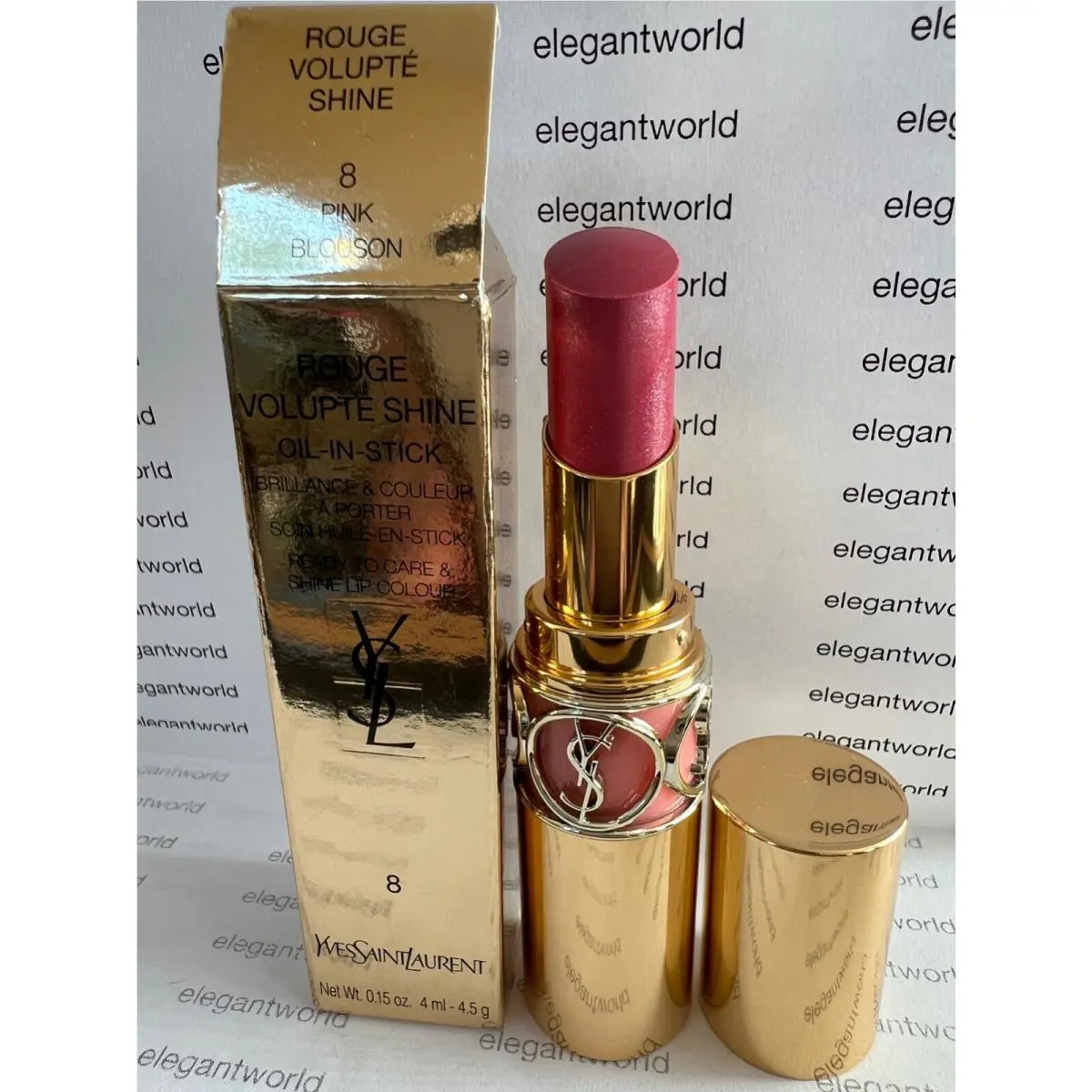 Yves Saint Laurent Rouge Volupte Shine Oil-In-Stick.15oz/4ml 8 Pink Blouson