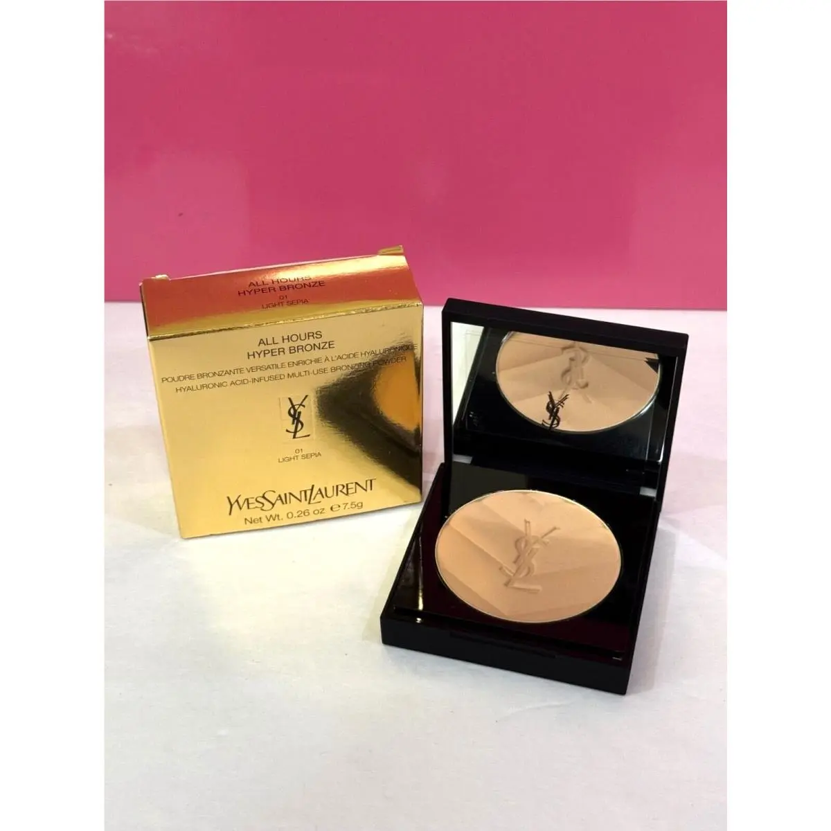 All Hours Hyper Bronze Bronzing Powder - 01 Light Sepia by Yves Saint Laurent