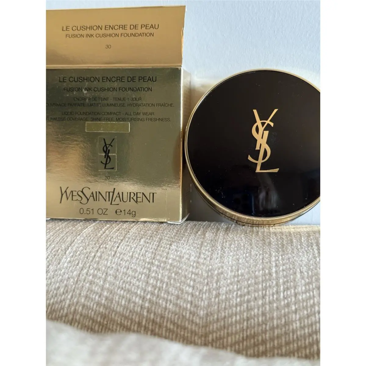 Yves Saint Laurent Ysl 30 Encre De Peau All Day Matte Cushion Foundation 14 g