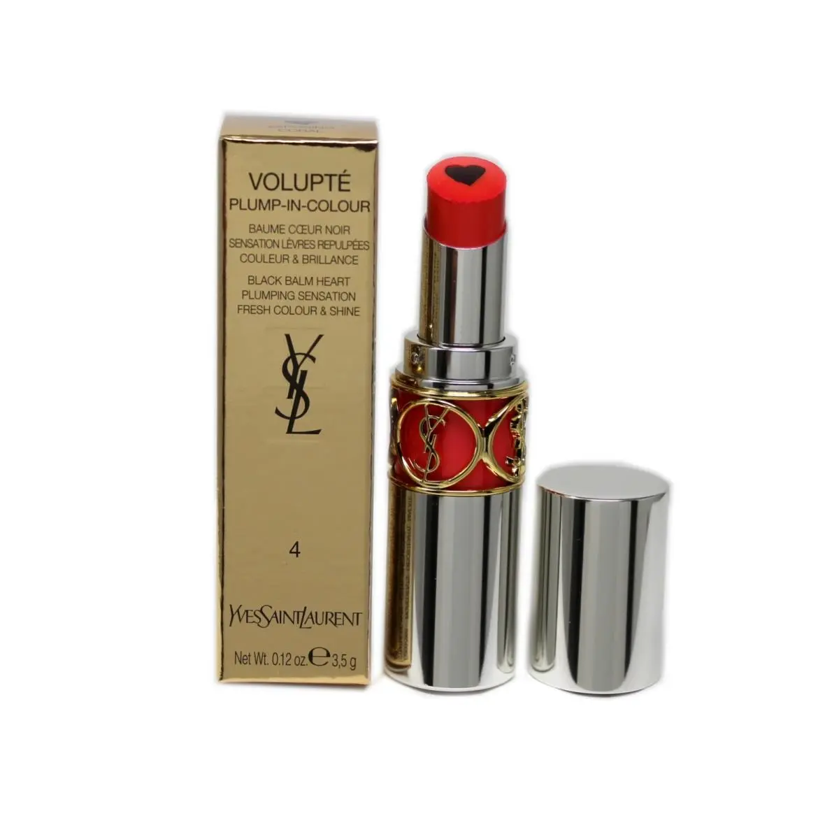 Yves Saint Laurent Volupte Plump IN Colour 3.5 G/0.12 Oz. 4 - Exposing Coral