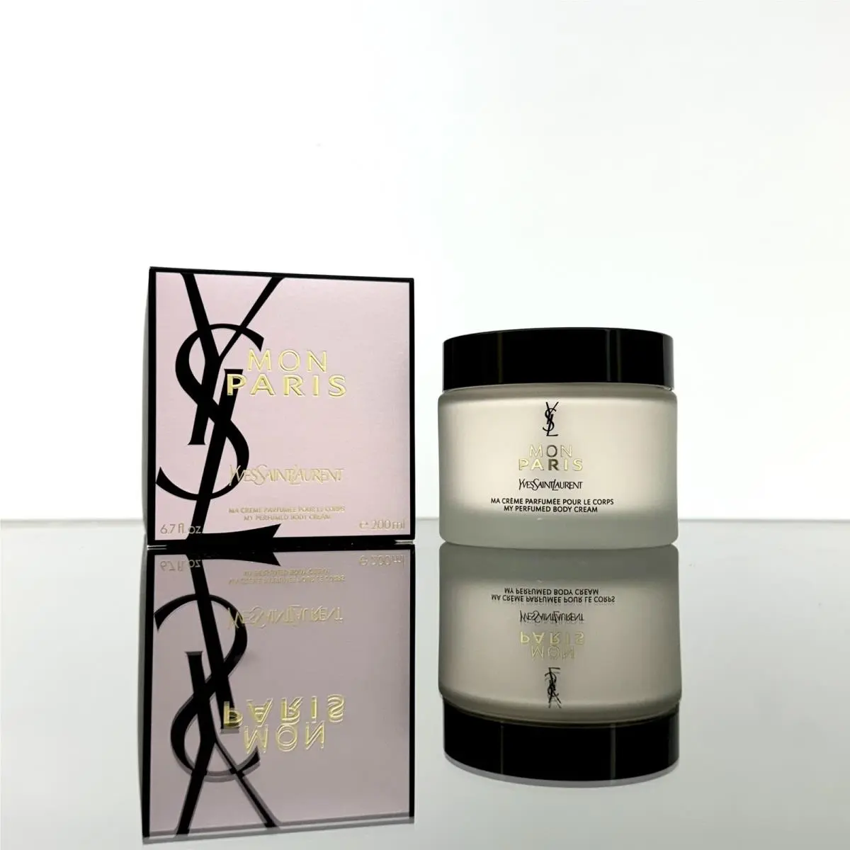 Mon Paris by Yves Saint Laurent 6.7oz-200ml Perfumed Body Cream -new- BQ20