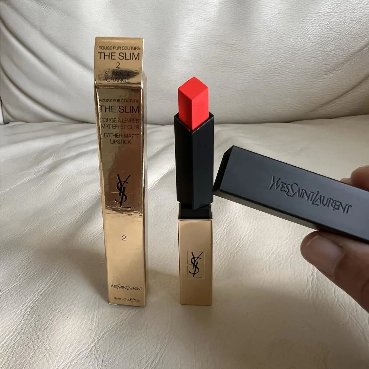 Yves Saint Laurent Rouge Pur Couture The Slim Leather-matte Lipstick 2
