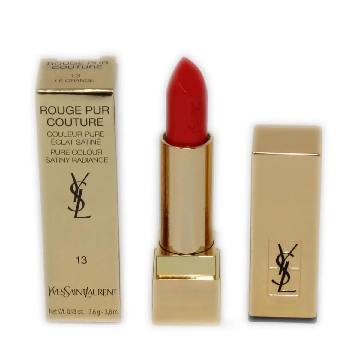 Yves Saint Laurent Ysl Rouge Pur Couture Pure Colour Satiny Radiance Lipstick 3.8 ML 13 NIB-61659