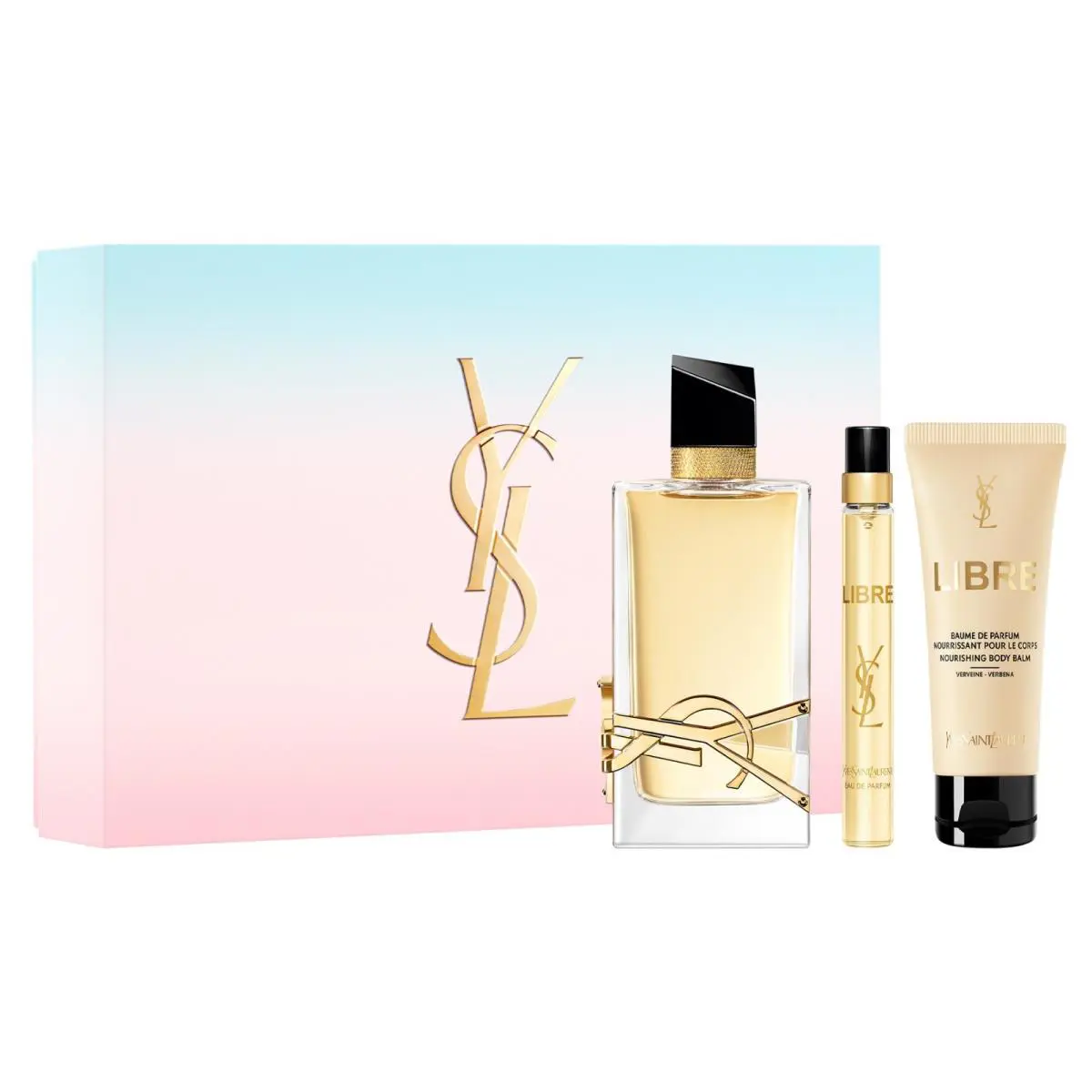 Yves Saint Laurent Ysl Libre 3 PC Women Gift Set - 3 OZ Edp Refillable + 1.7 OZ Body Balm + 0.33 OZ