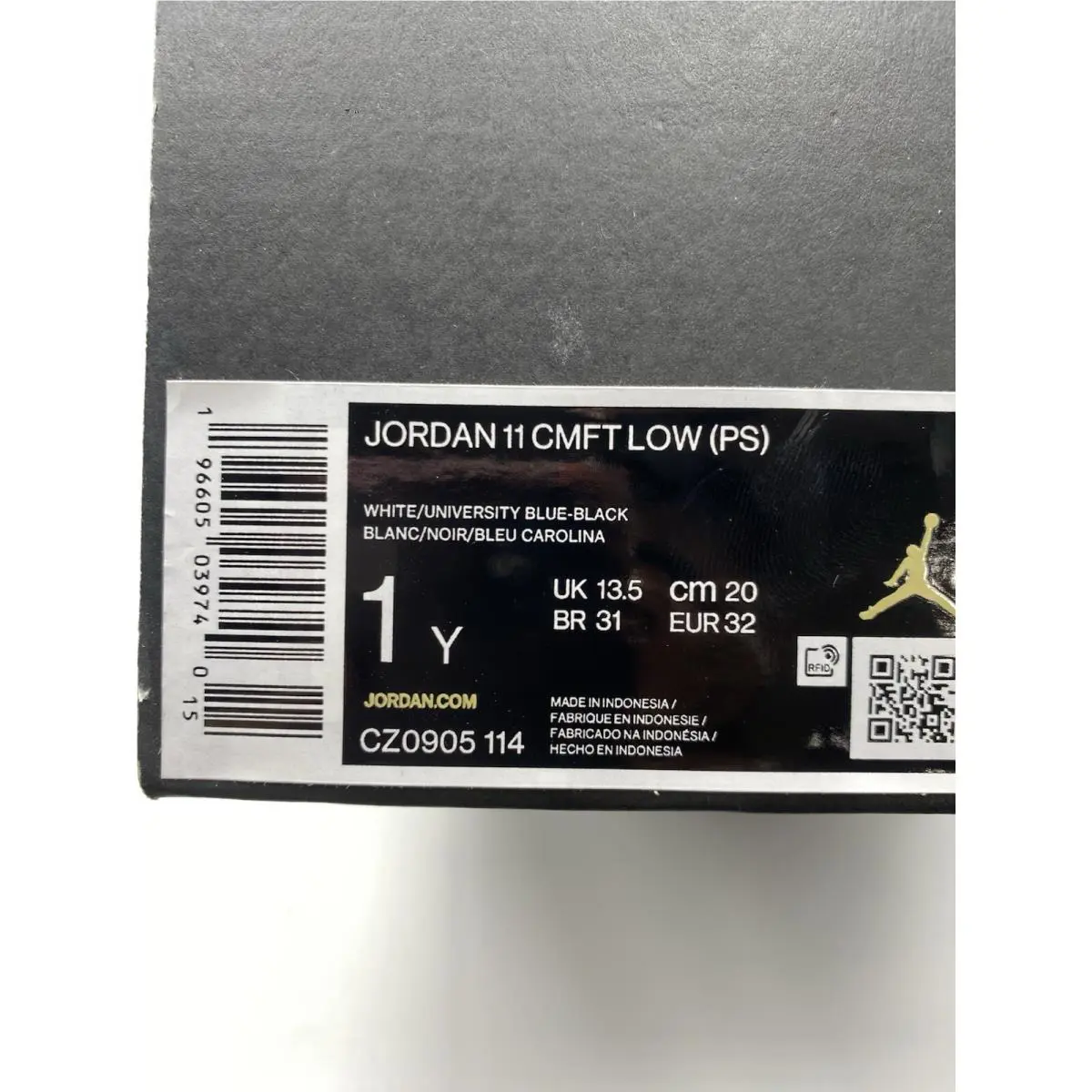 Nike shoes - Air Jordan 11 CMFT - Air CMFT - CZ0905 114 - White/University Blue-Black (UPC: 196605039740) 6