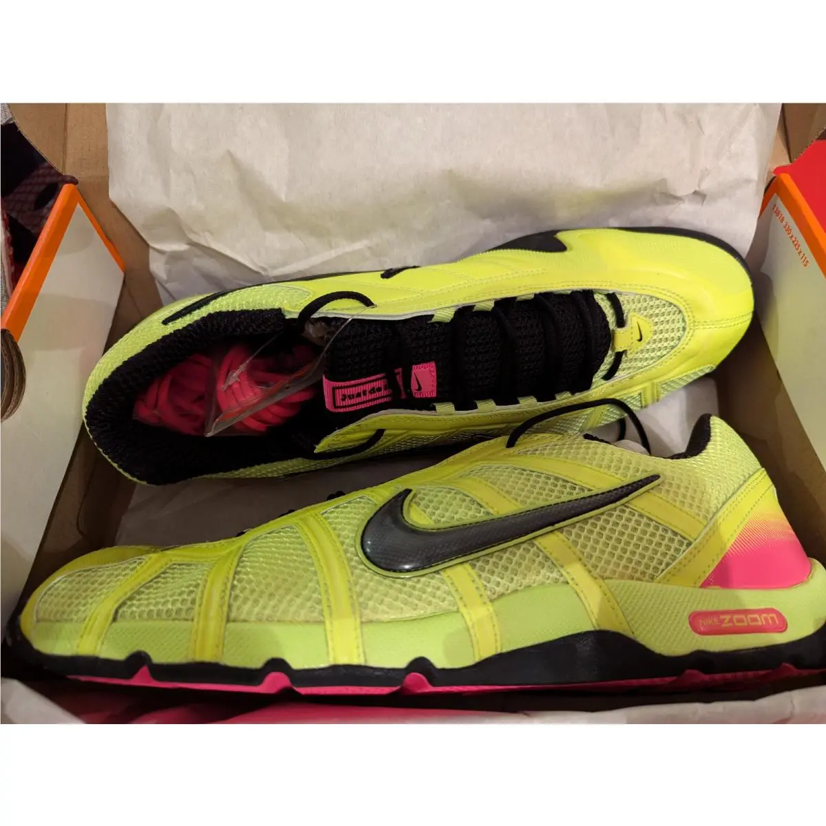 Nike Ballestra Zoom Unisex Fencing Training Shoes Neon Size 12.5 US