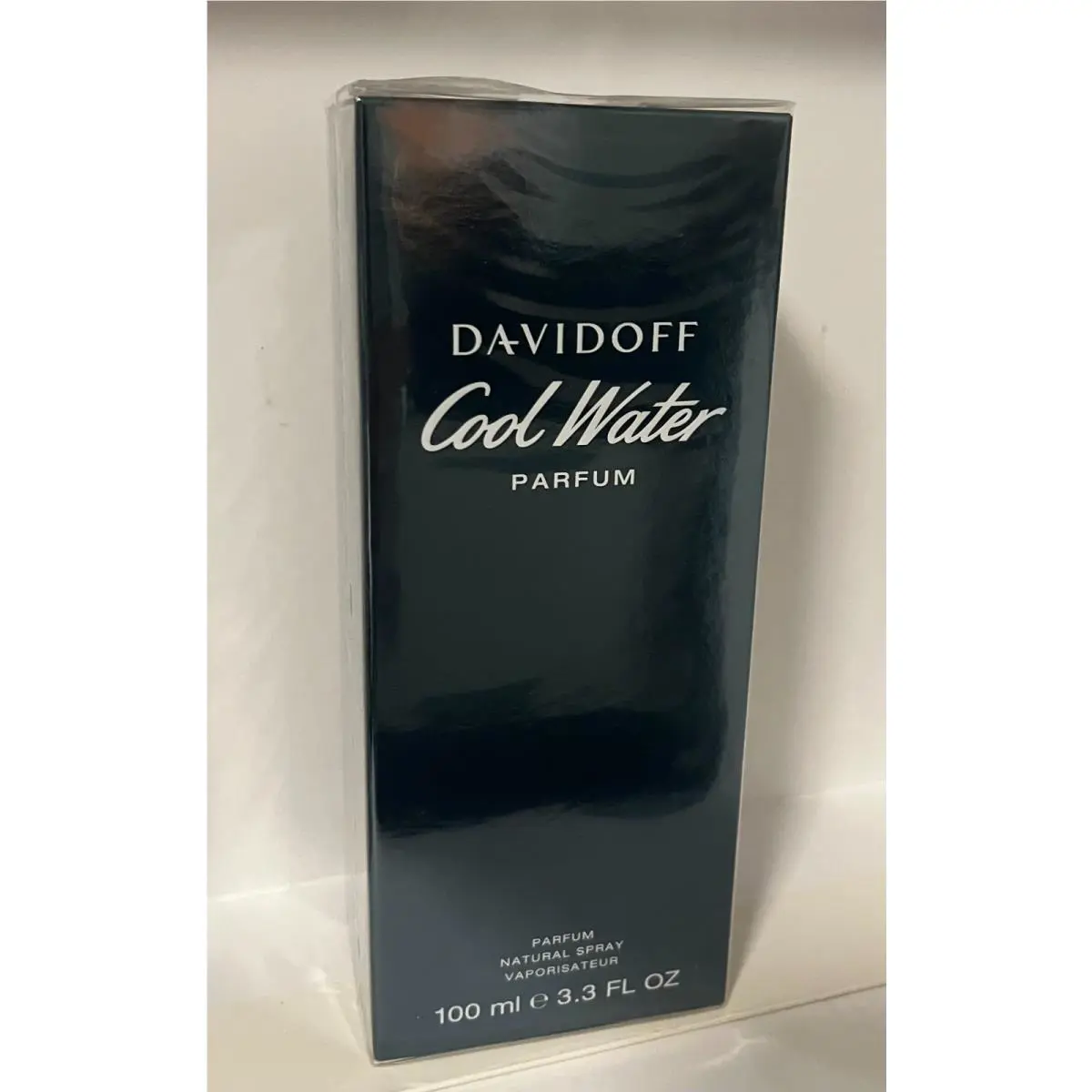 Davidoff Cool Water Men`s Parfum Spray 100 ml 3.3 fl oz-3.4fl oz Sealed