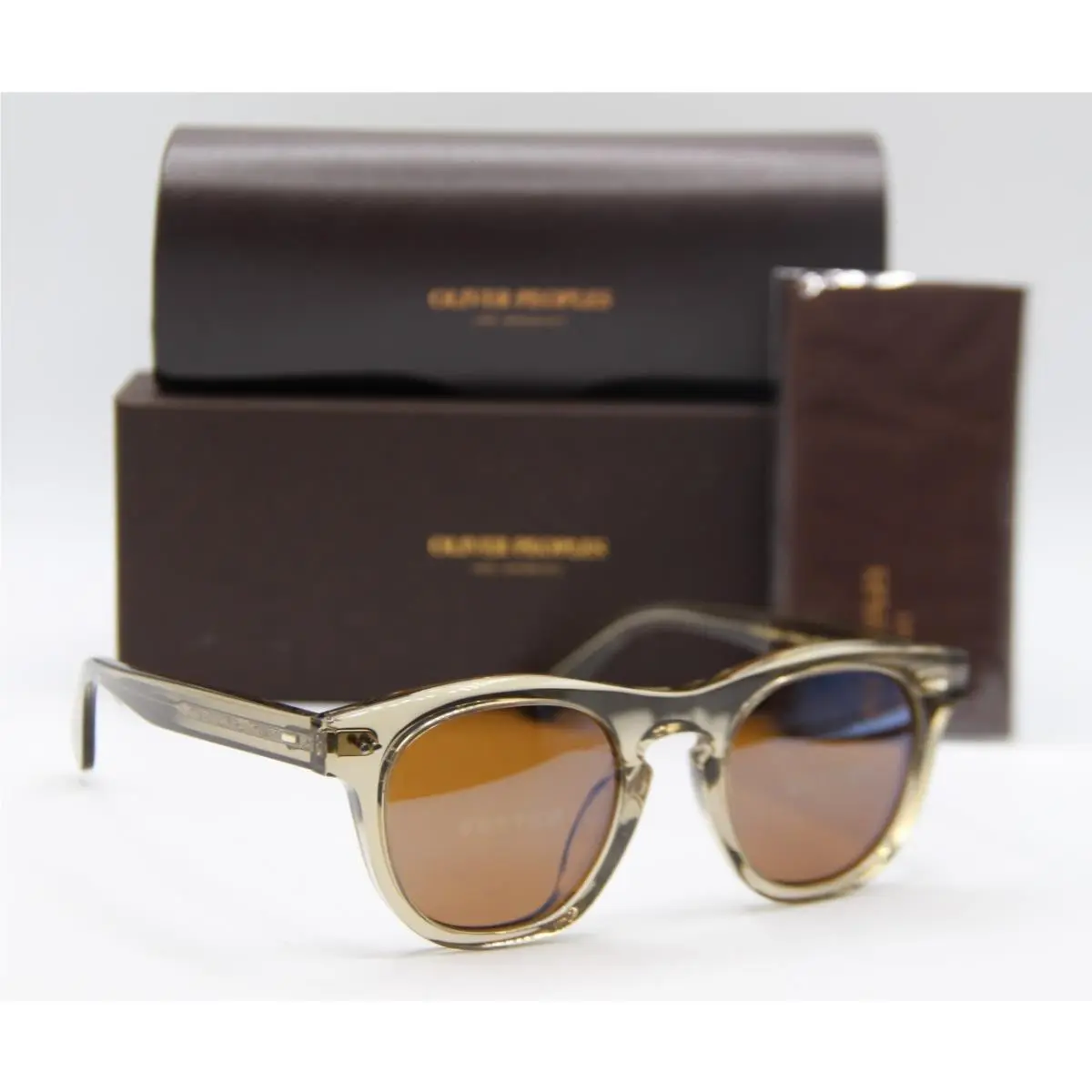 OV 5509SU 1745G8 Rorke Clear Frame Sunglasses 47-21 by Oliver Peoples