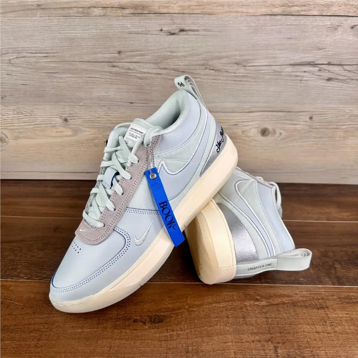 Nike Book 1 Moss Point Mens Size 10.5 Barely Grey Metallic Silver IH0889 001