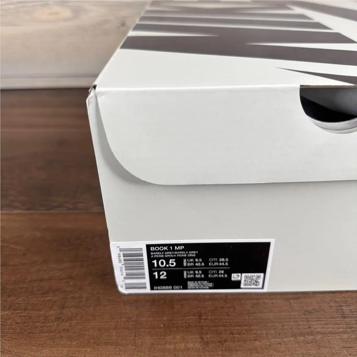 Nike shoes - Nike Book 1 - Book - IH0889-001 - Gray (UPC: 198480556145) 7