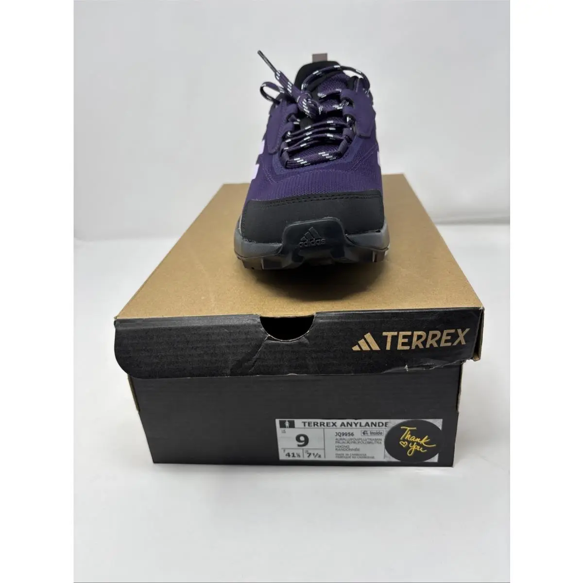 Adidas Terrex Anylander Hiking Shoes For Woman Size 9 Aurora Plum-powder Plum