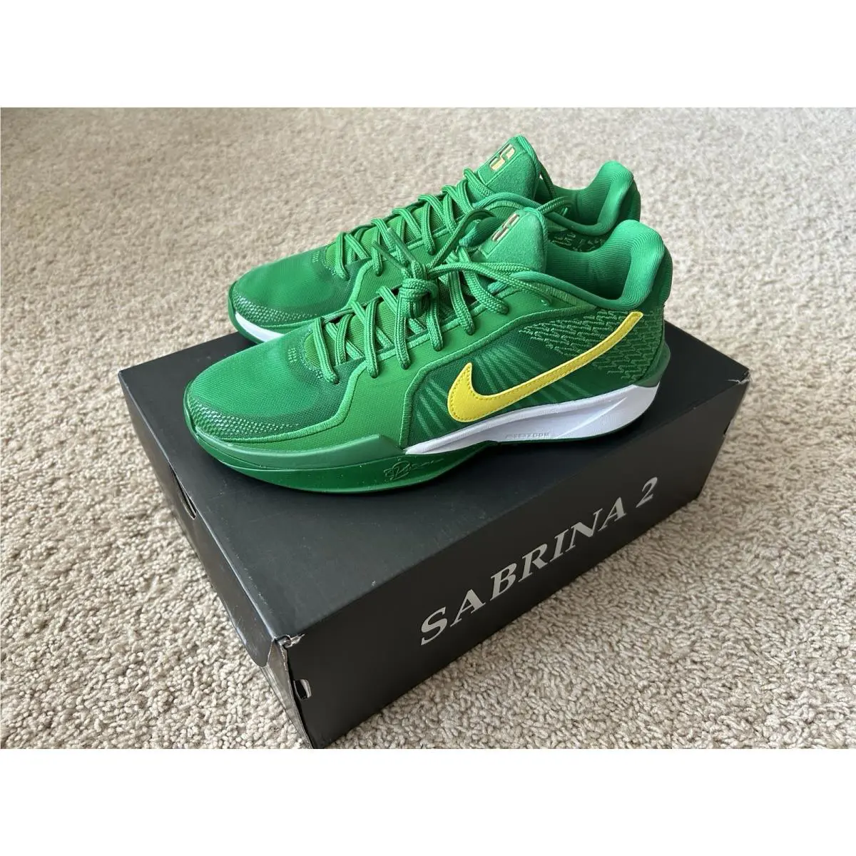 Nike shoes - Nike Sabrina 2 - Sabrina - Green (UPC: 197601128537) 0