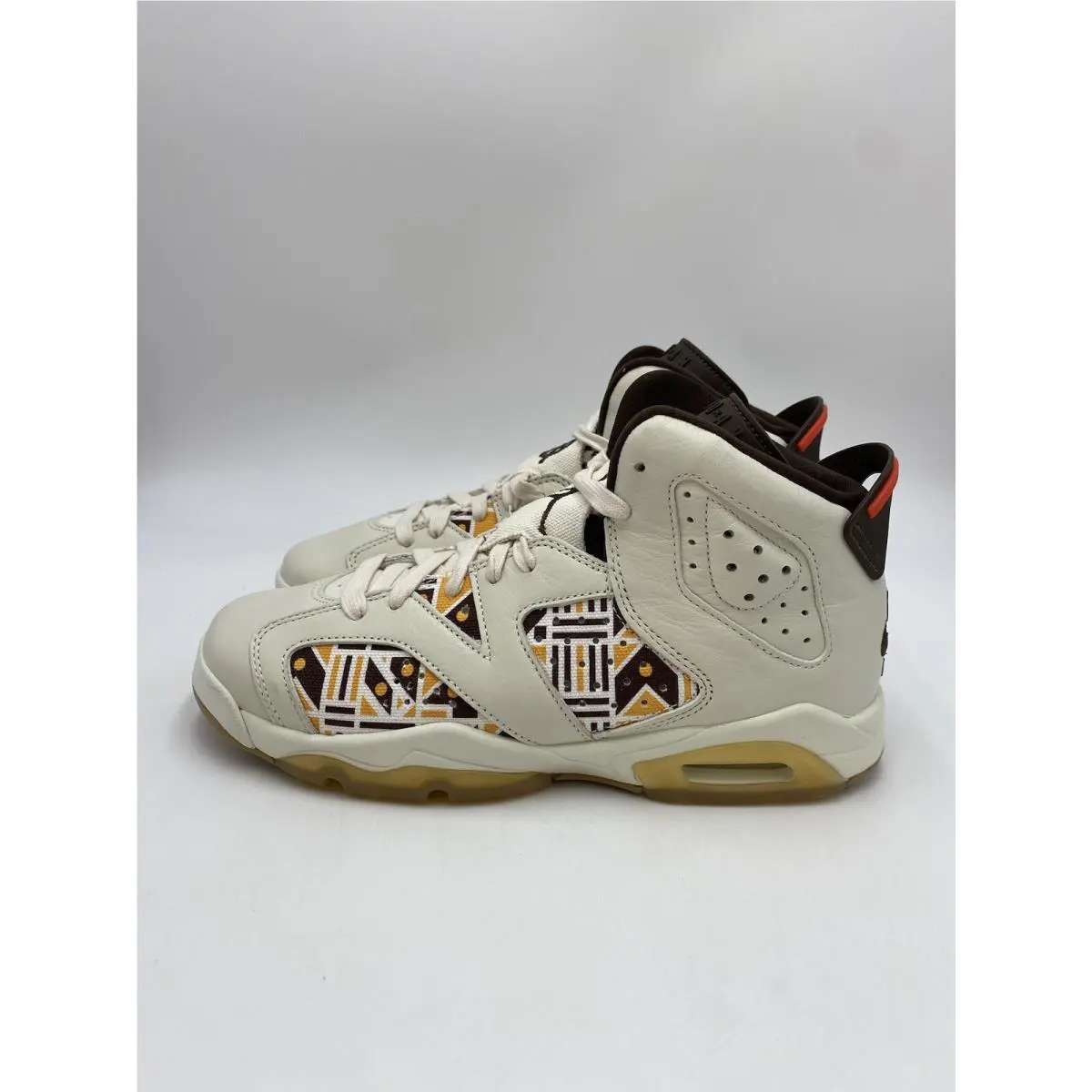 Nike shoes - Air Jordan 6 - Air - CZ6506 100 - Sail/Baroque Brown-Team Orange (UPC: 194495199780) 2