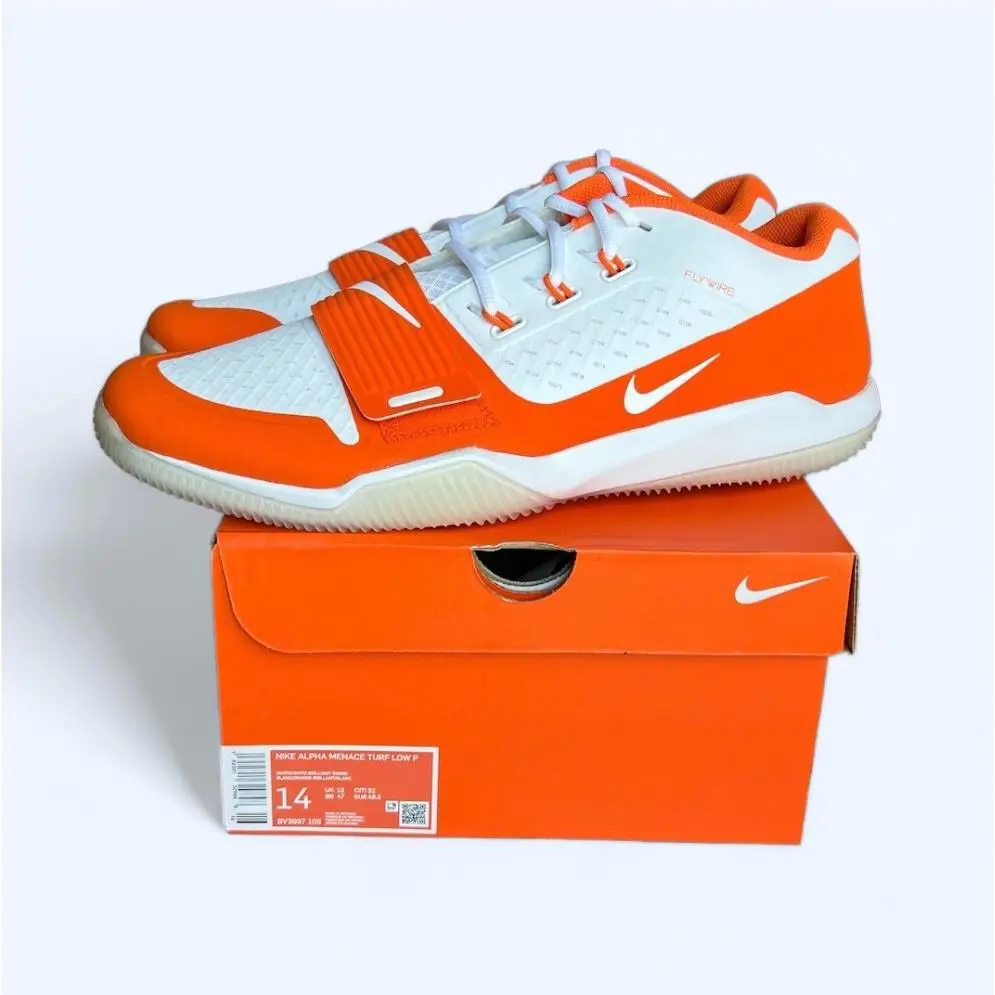 Nike shoes - Nike Alpha Menace - Alpha Menace - White Orange 0