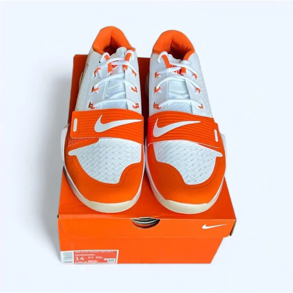 Nike shoes - Nike Alpha Menace - Alpha Menace - White Orange 1