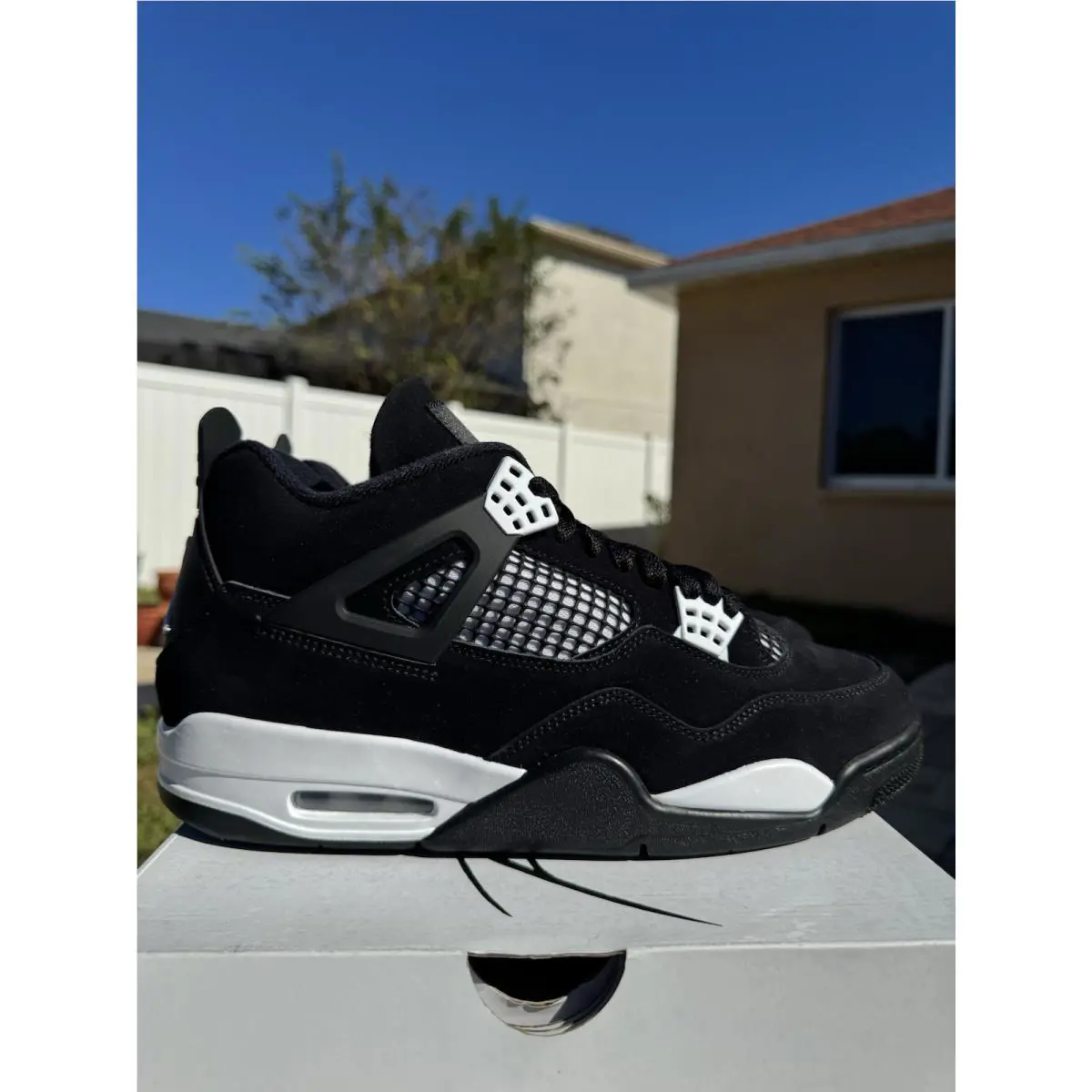 Nike shoes - Air Jordan 4 - Air - Black 0