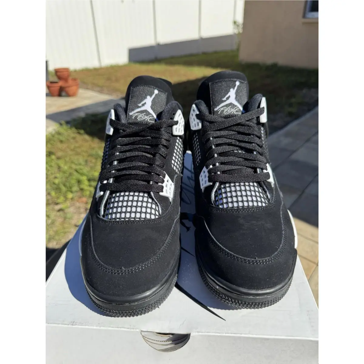 Nike shoes - Air Jordan 4 - Air - Black 1