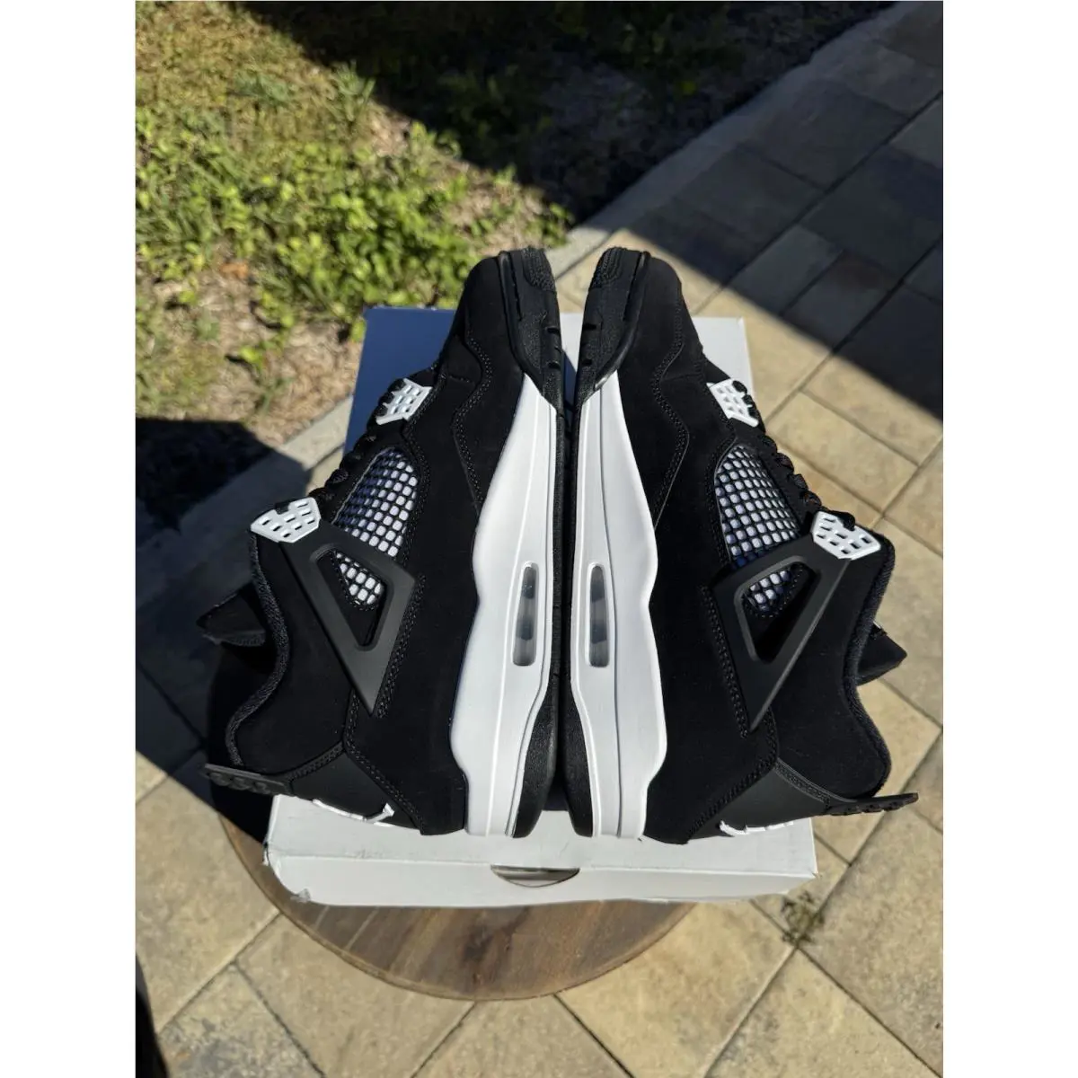 Nike shoes - Air Jordan 4 - Air - Black 6