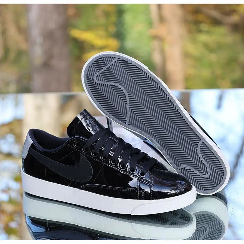 Nike shoes - Nike Blazer Low - Blazer Low - AA1557-001 - Black, Manufacturer: Black, White (UPC: 00659658152366) 4