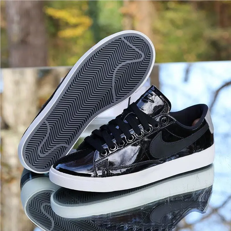 Nike shoes - Nike Blazer Low - Blazer Low - AA1557-001 - Black, Manufacturer: Black, White (UPC: 00659658152366) 5