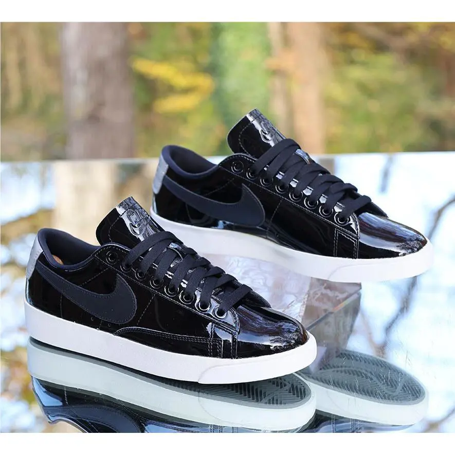 Nike shoes - Nike Blazer Low - Blazer Low - AA1557-001 - Black, Manufacturer: Black, White (UPC: 00659658152366) 7
