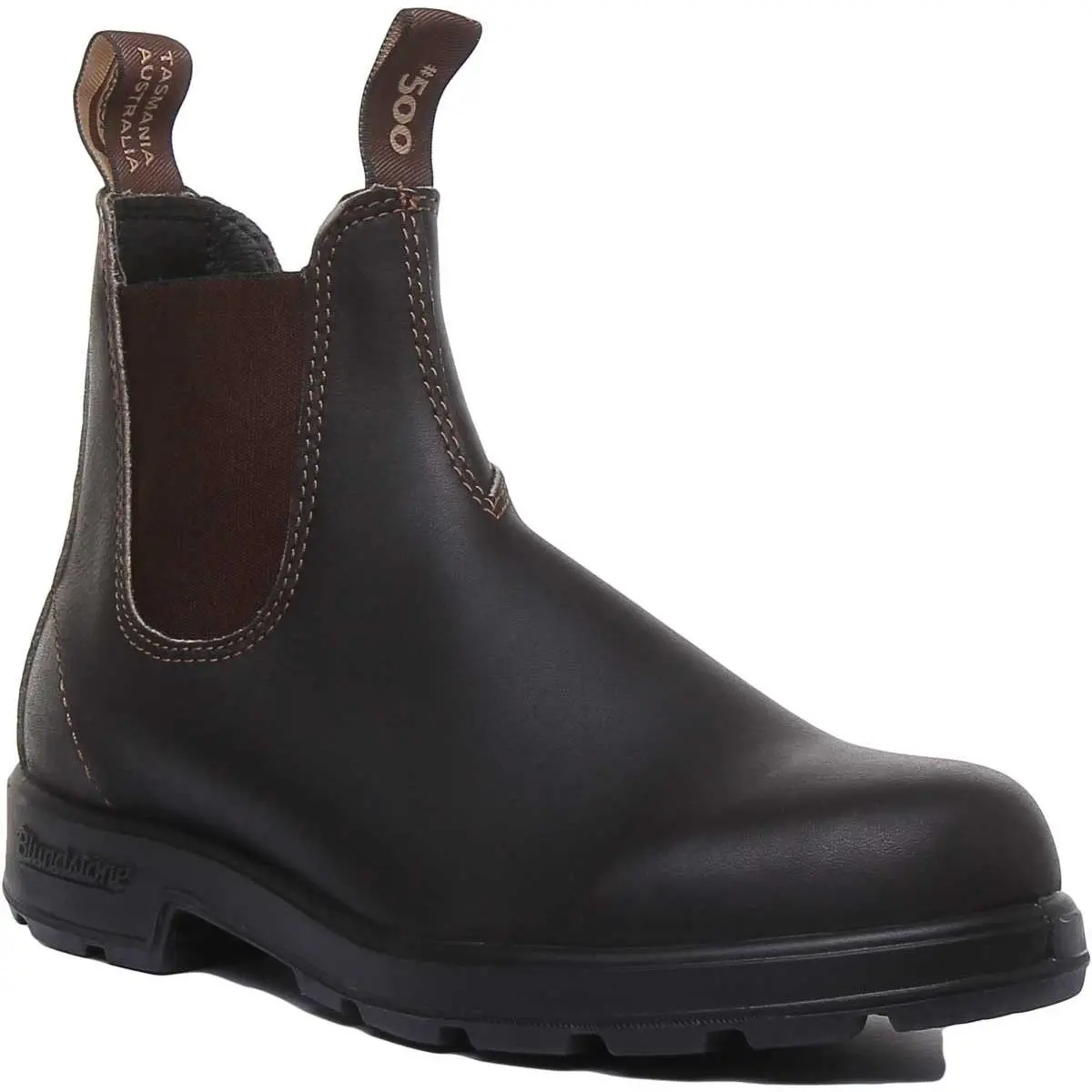 Men`s Leather Comfortable Water Resistant Classic Ankle Boots US 6-12 500(Dark Brown) by Blundstone