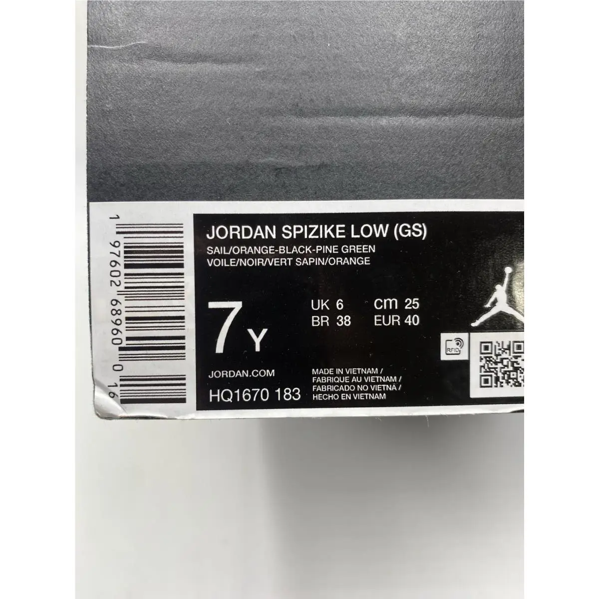 Nike shoes - Jordan Spizike - Spizike - HQ1670 183 - Sail/Orange-Black-Pine Green (UPC: 197602689600) 6